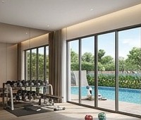Gym: Poolside fitness studio