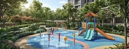 Water play: Splash pad and playground